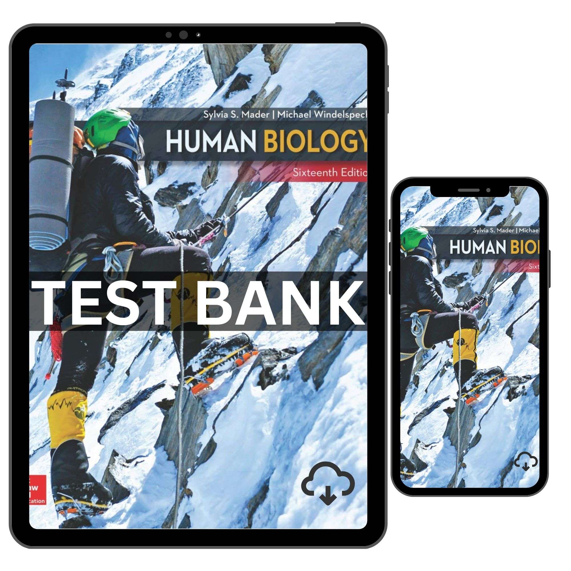 Human Biology 16th Edition Mader