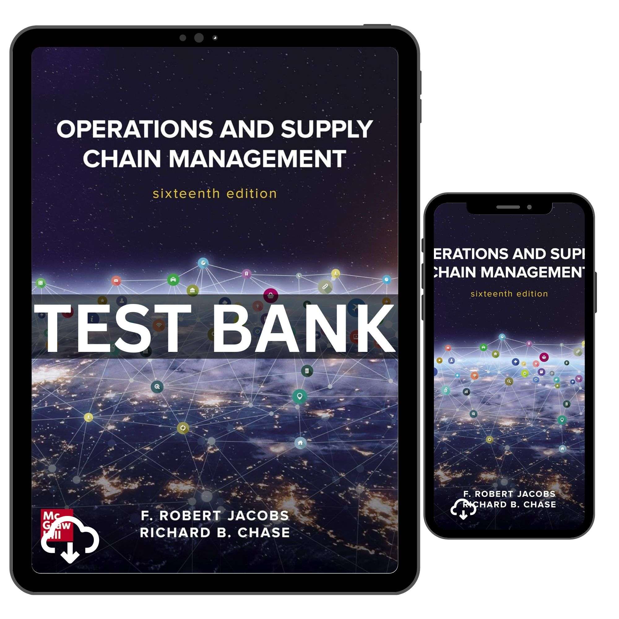Operations and Supply Chain Management