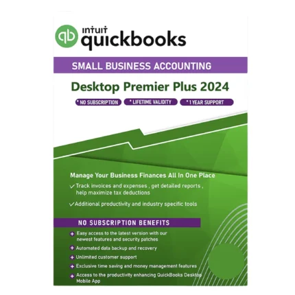 QuickBooks Desktop Premier Plus 2024 License Key | 1 User | Lifetime Access — USA Version (1 User)